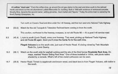 1991 California Route 66 travel guide 21