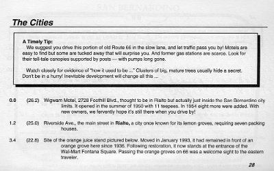 1991 California Route 66 travel guide 32
